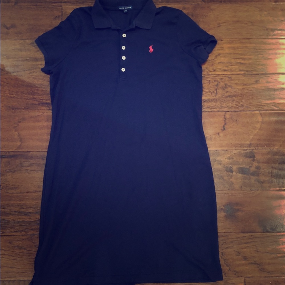 XL Ralph Lauren Navy Dress NWOT
